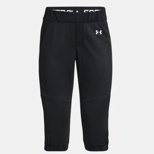 Under Armour Senior Vanish fitted cropped Black Softball Pants‎ size Small new